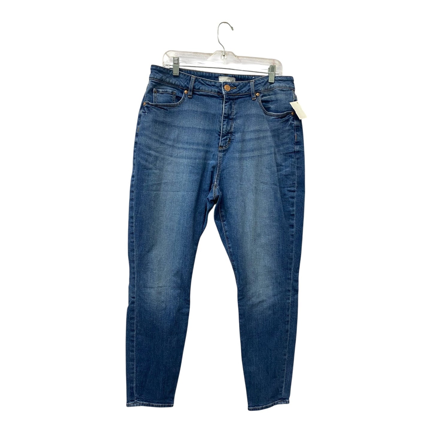 Jeans Straight By Loft In Blue, Size:14