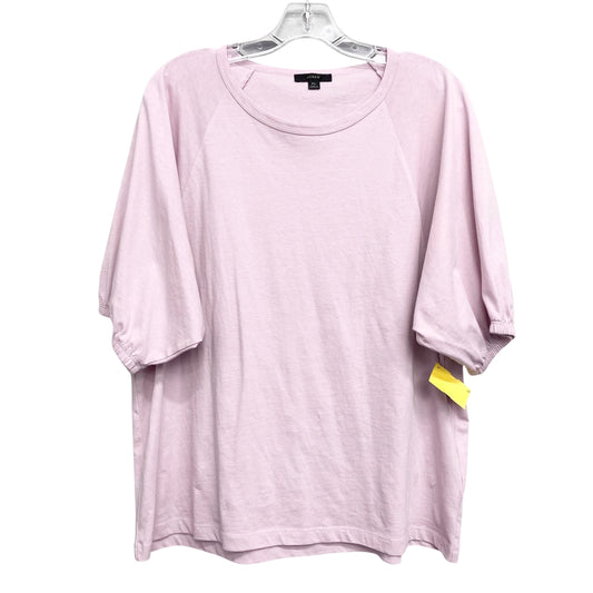 Top Ss By J. Crew In Pink, Size:Xl