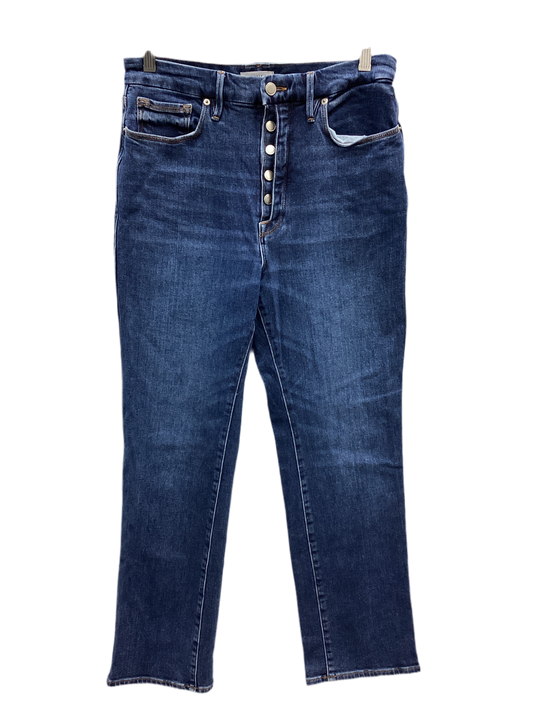Jeans Wide Leg By Good American In Blue Denim, Size:4