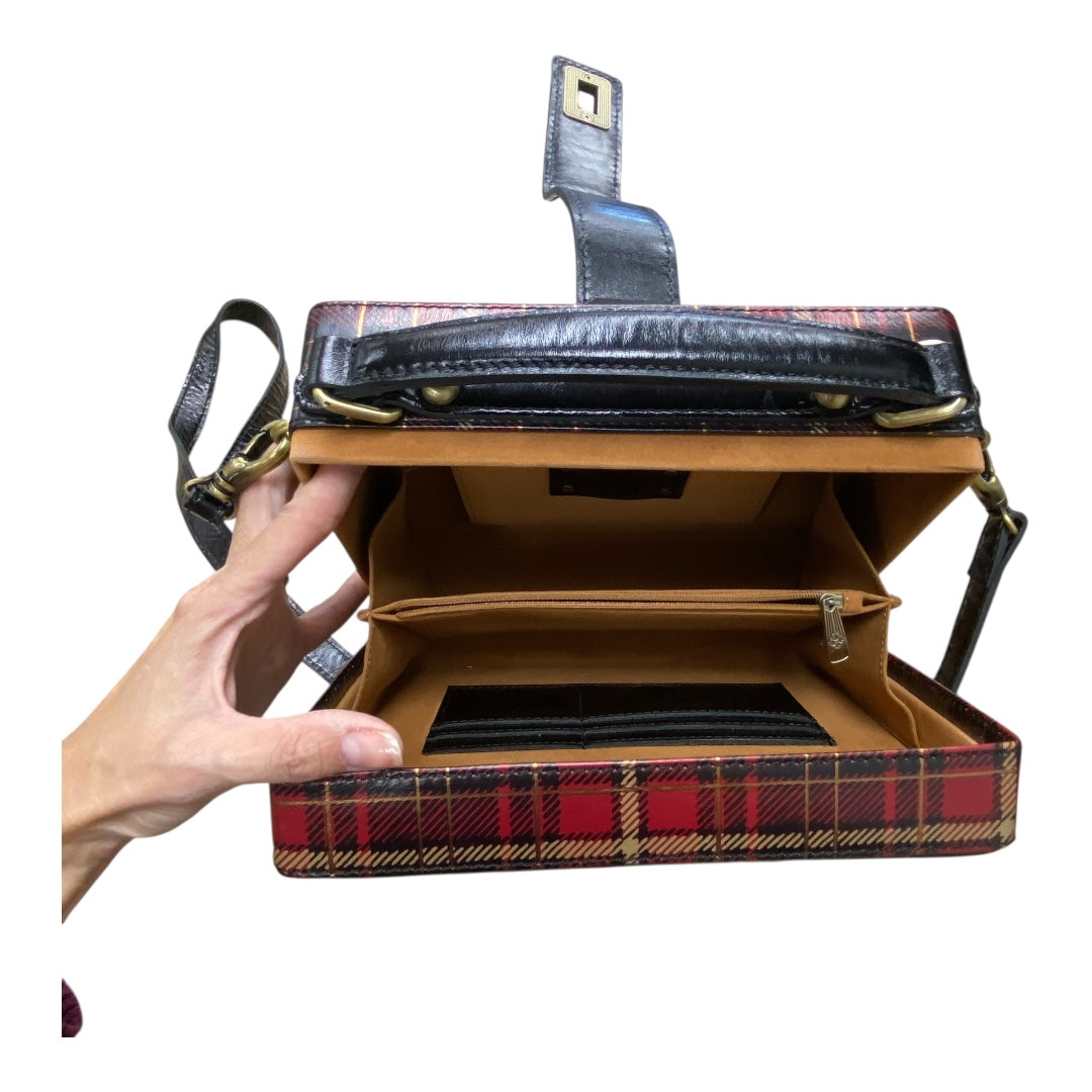 Handbag Designer By Patricia Nash In Plaid Pattern, Size:Medium