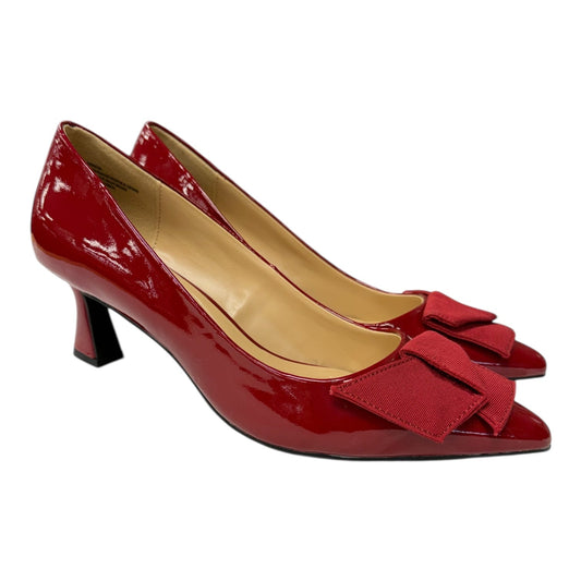 Shoes Heels Kitten By Charles By Charles David In Red, Size:8