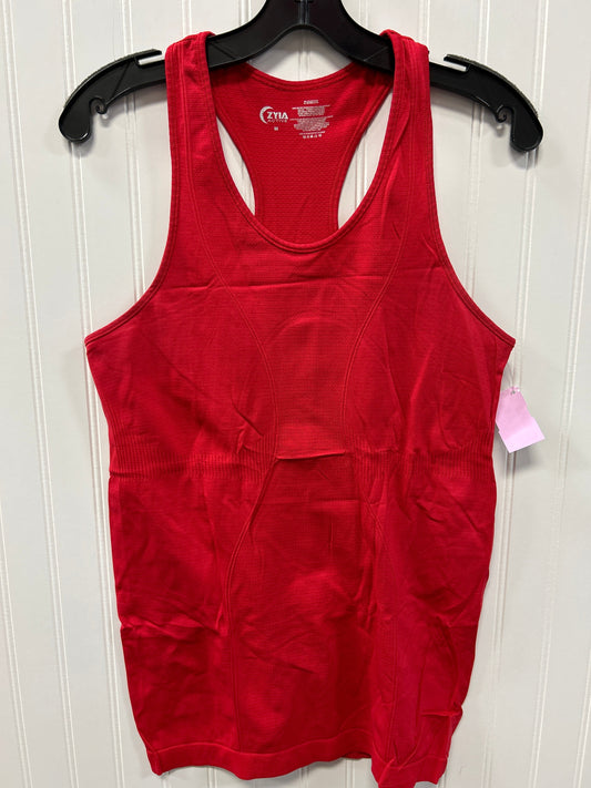 Athletic Tank Top By Zyia In Red, Size:M