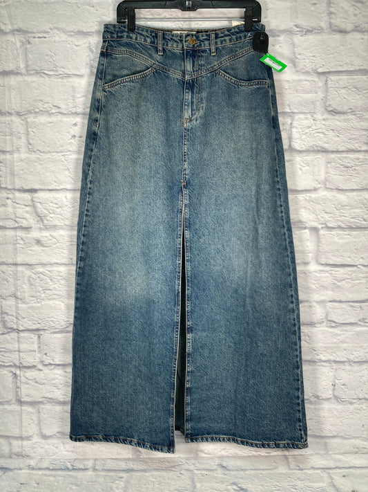 Skirt Maxi By We The Free In Blue Denim, Size: 6