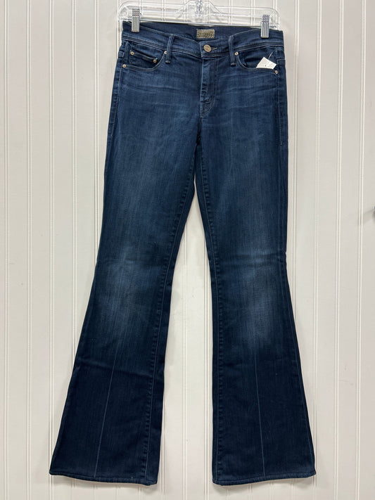Jeans Flared By Mother In Blue Denim, Size:4