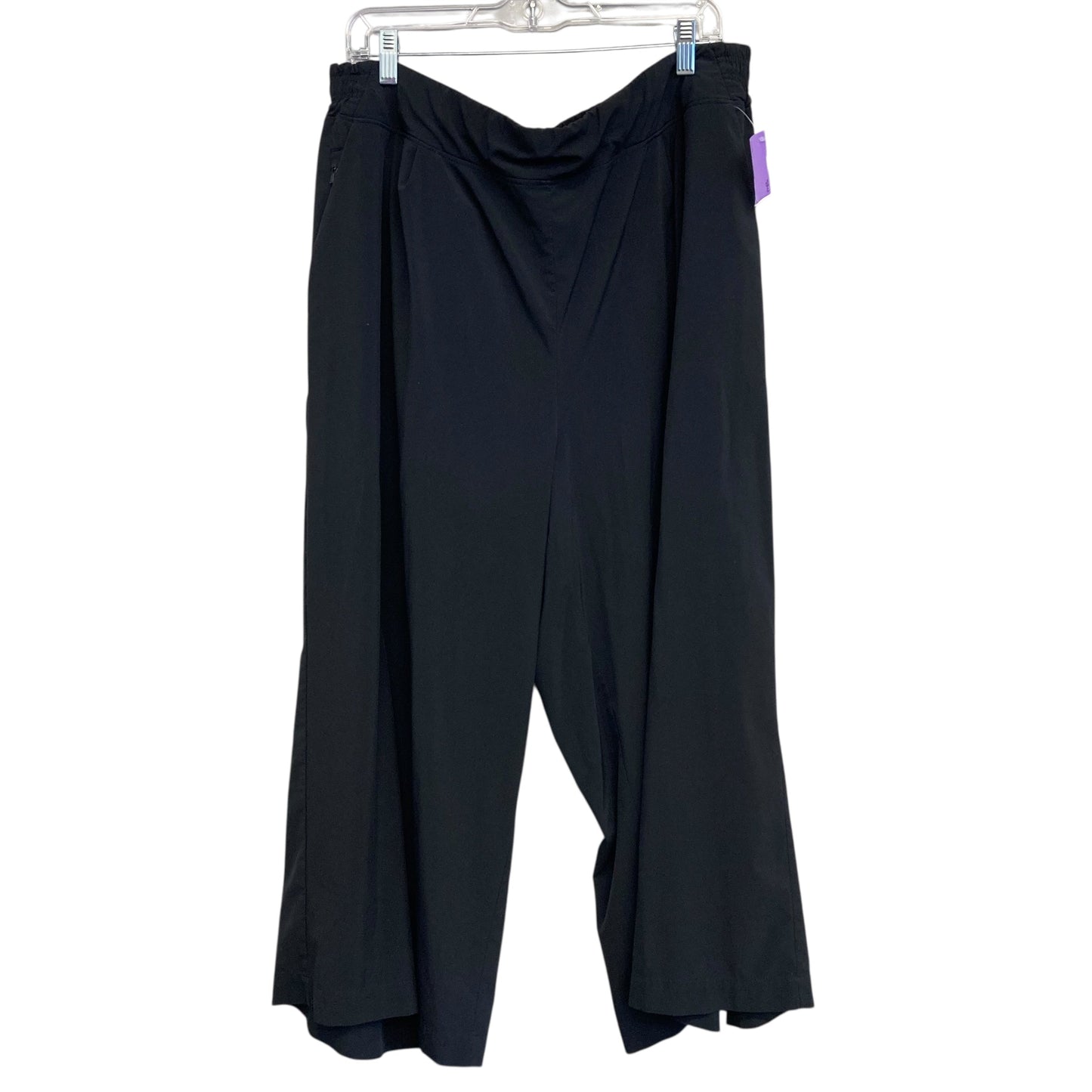 Athletic Pants By Athleta In Black, Size:1X