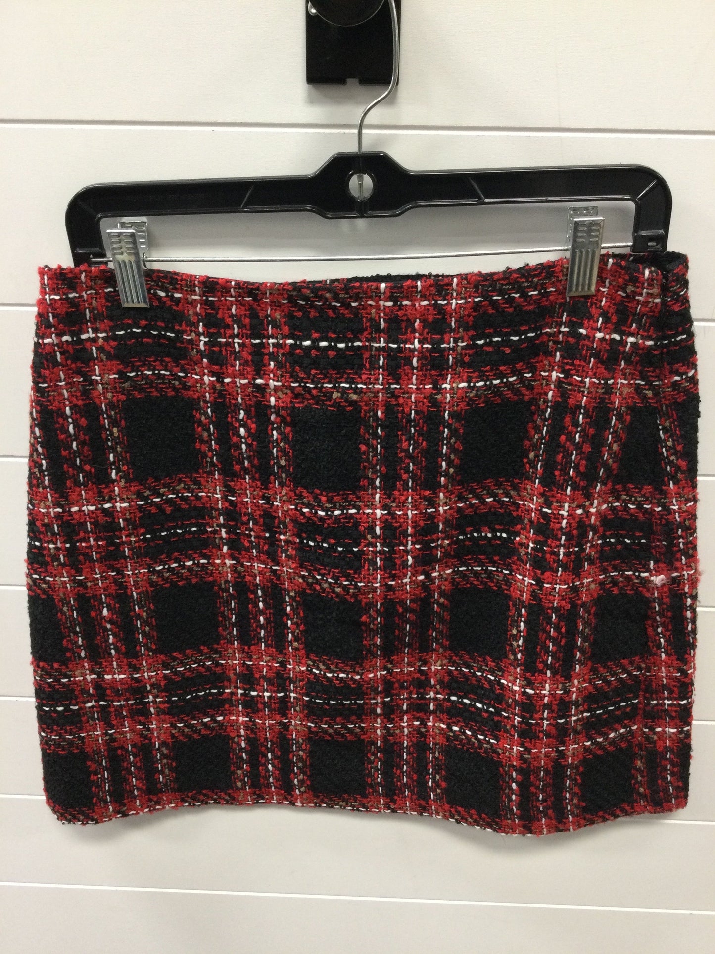Skirt Mini & Short By Loft In Black & Red, Size:6