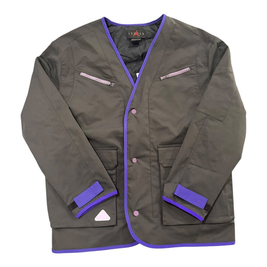 Jacket Other By Nike In Grey, Size:M