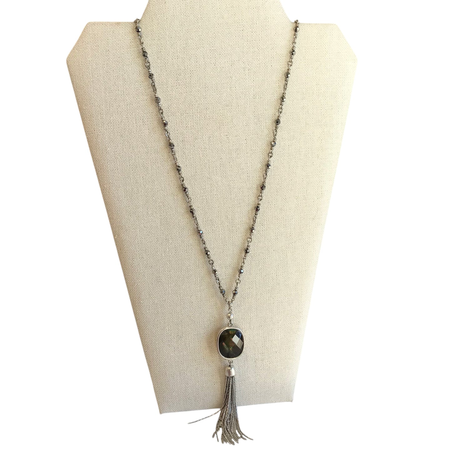 Necklace Charm By Lucky Brand In Silver & Yellow