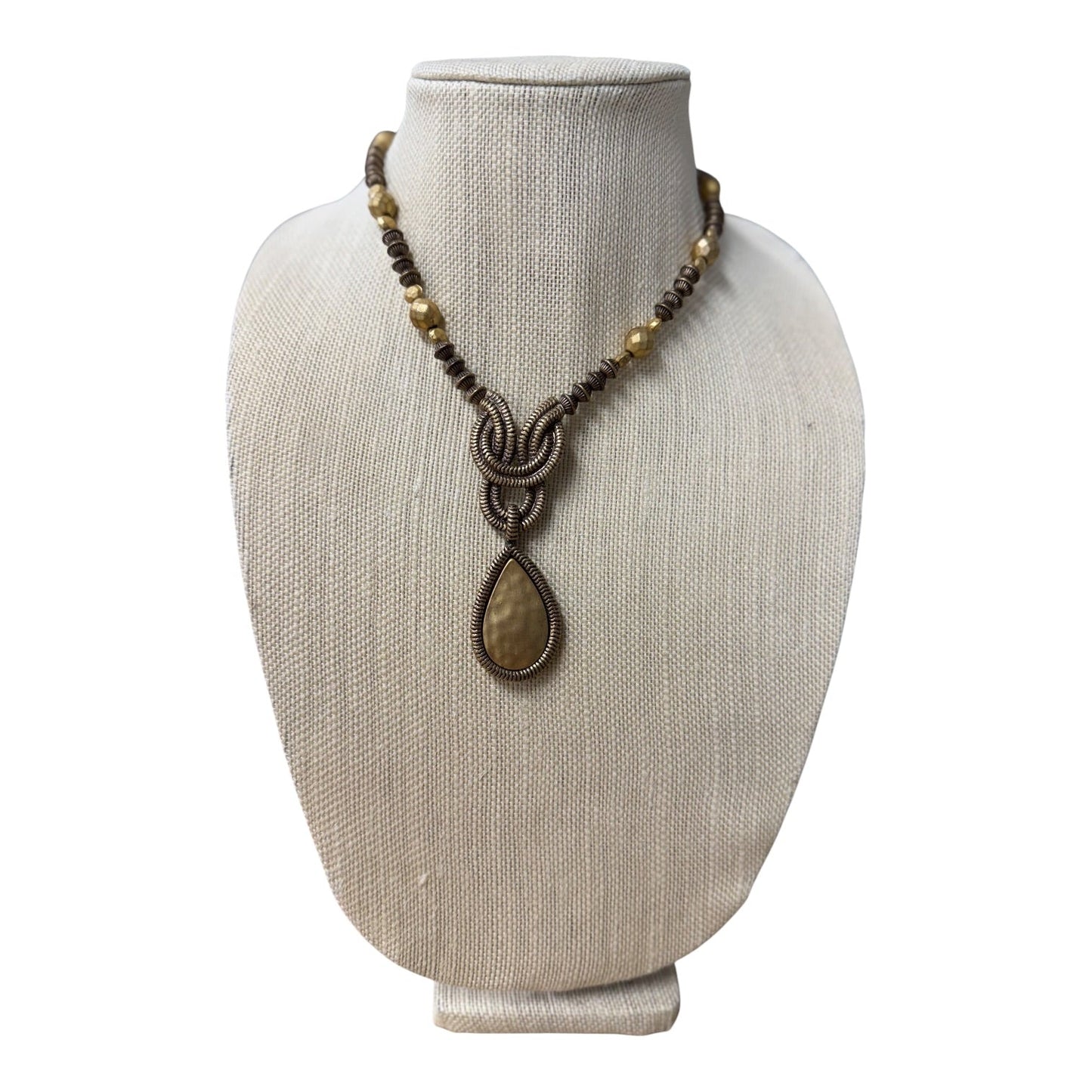 Necklace Pendant By Chicos In Gold