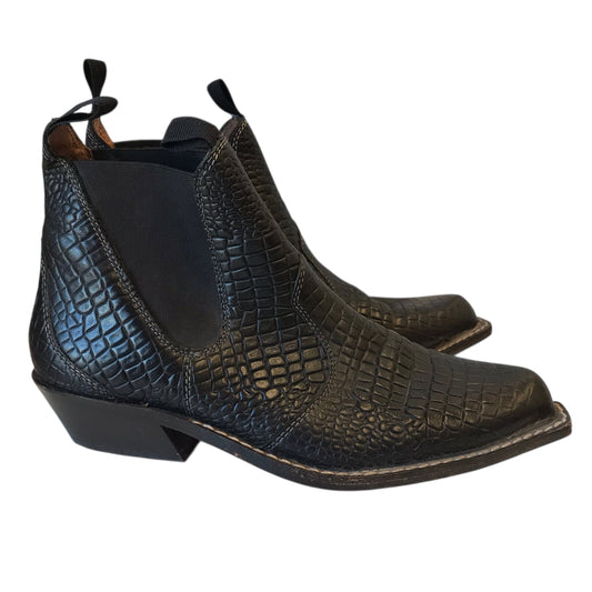 Boots Ankle Heels By Free People In Black, Size:7.5