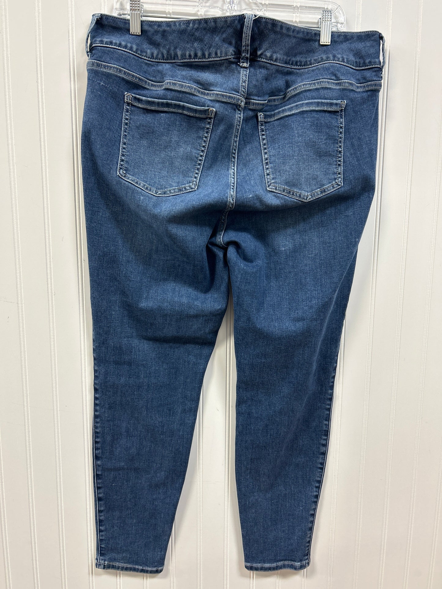 Jeans Jeggings By Torrid In Blue Denim, Size:18