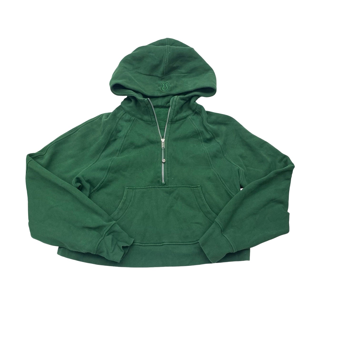Athletic Sweatshirt Hoodie By Lululemon In Green, Size:M