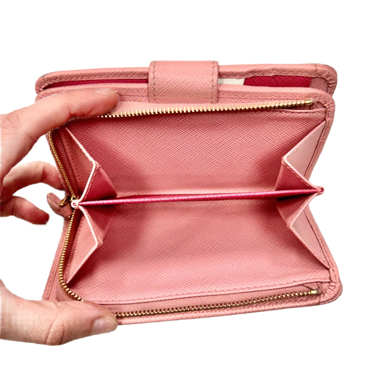 Wallet Luxury Designer By Prada, Size: Medium