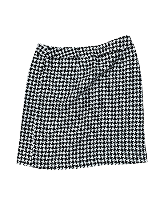 Skirt Midi By Chadwicks In Black & White, Size:L