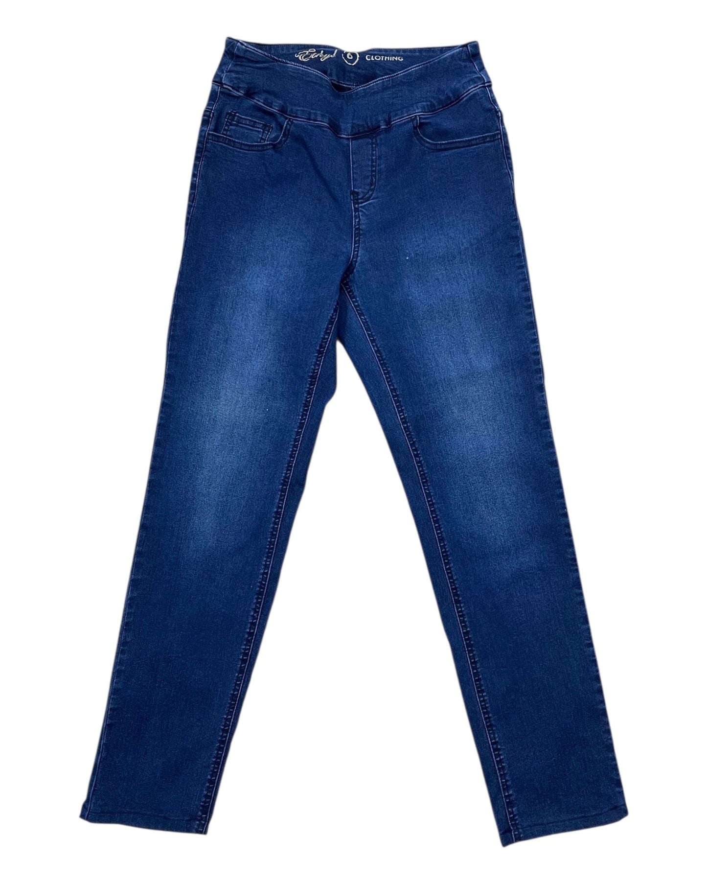 Jeans Straight By Ethyl In Blue Denim, Size:6