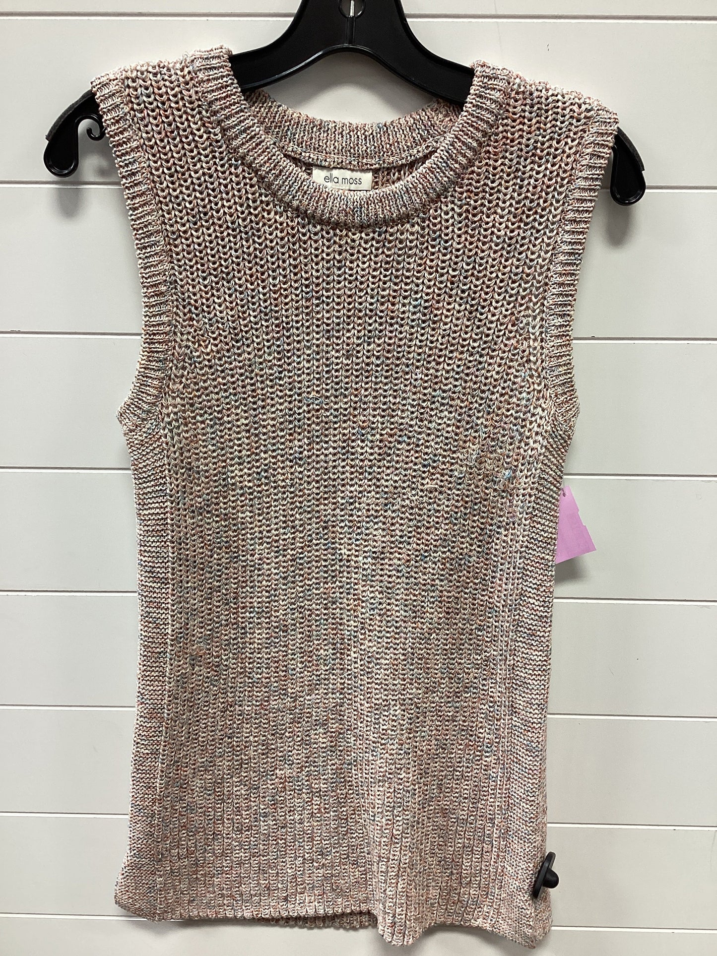 Top Sleeveless By Ella Moss In Cream, Size:M