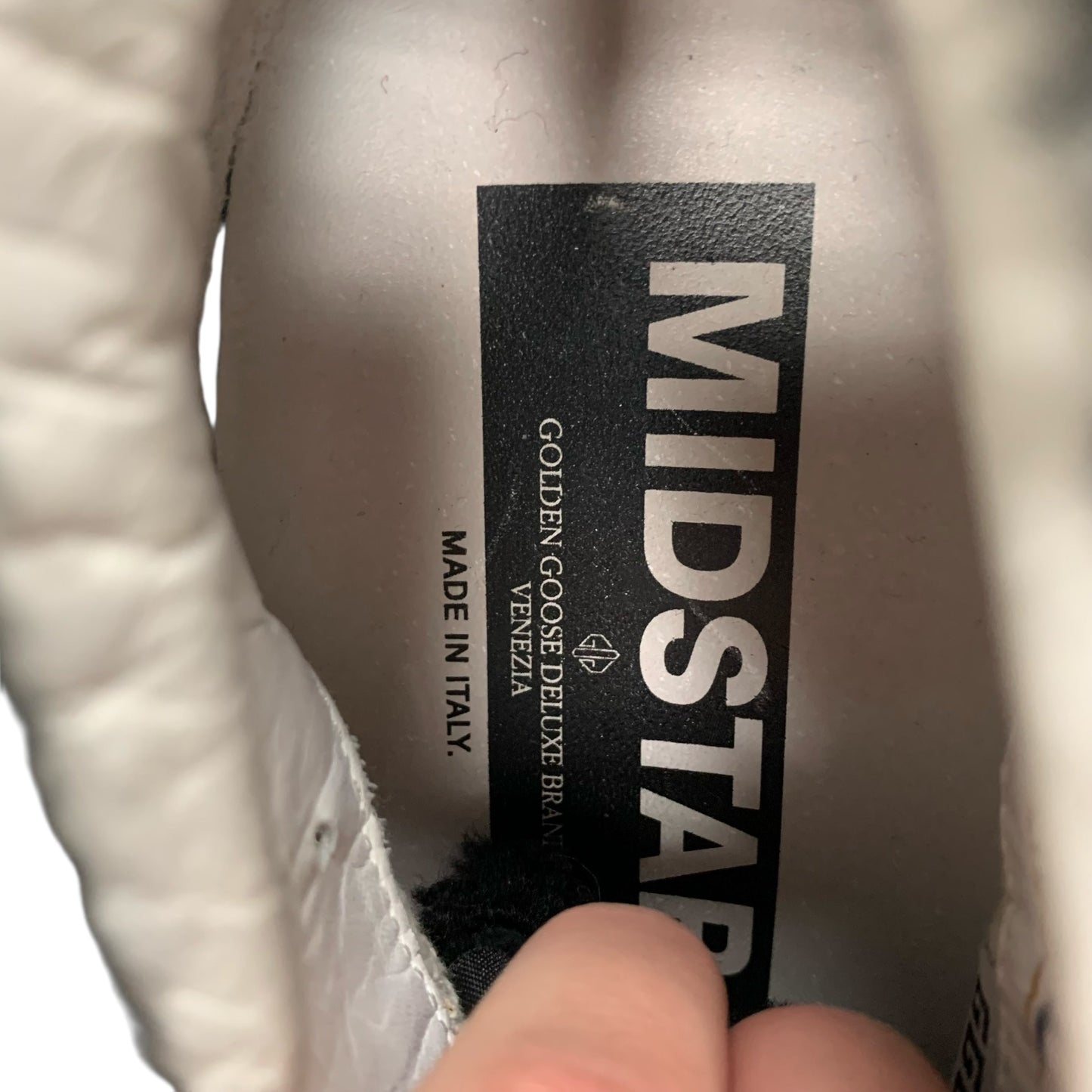 Shoes Luxury Designer By Golden Goose In Black & Silver, Size: 7.5