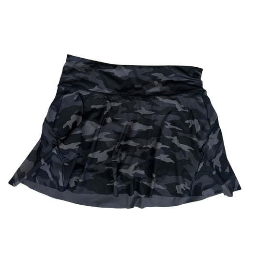 Athletic Skort By Athleta In Camouflage Print, Size:L