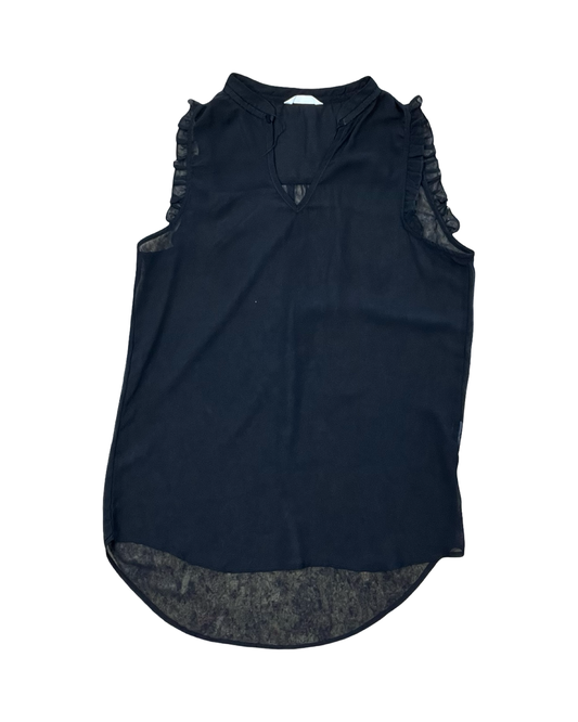 Top Sleeveless By Clothes Mentor In Black, Size:S
