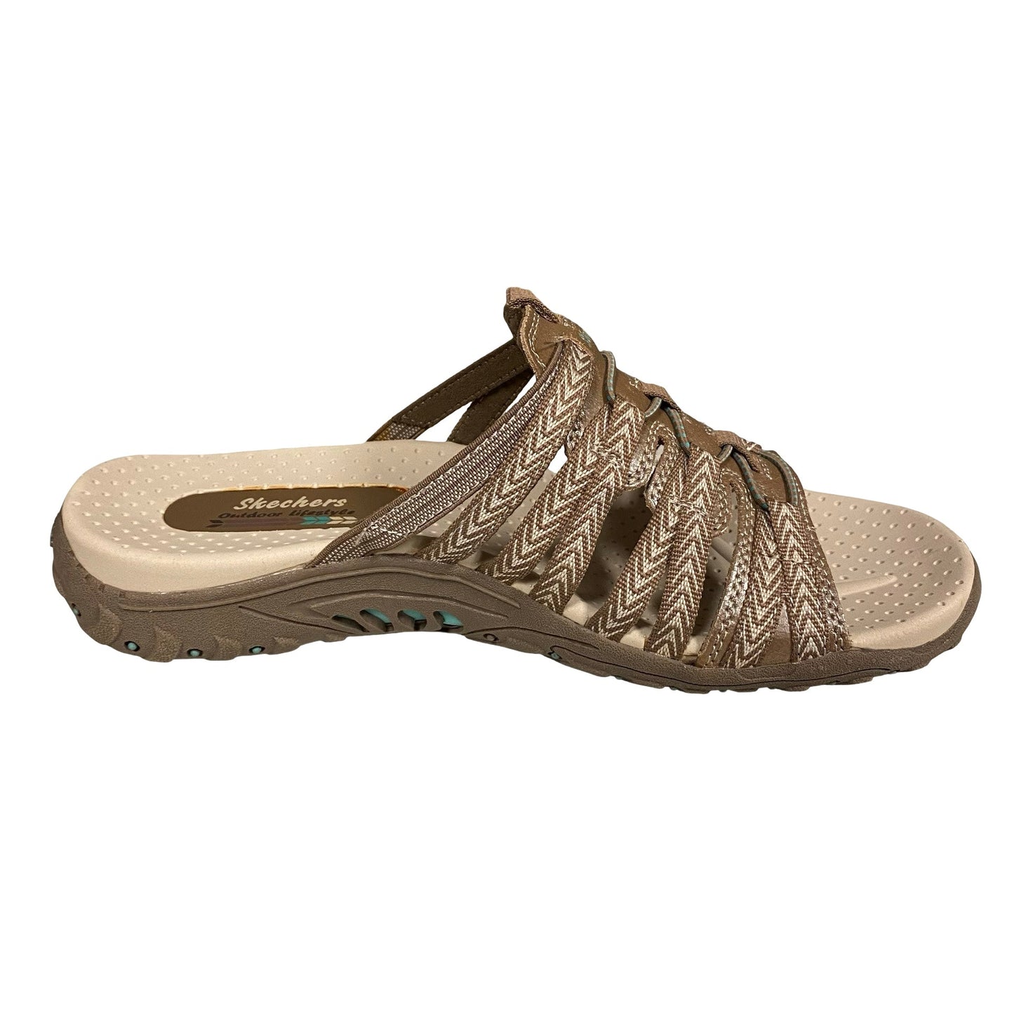 Sandals Flats By Skechers In Brown, Size:9