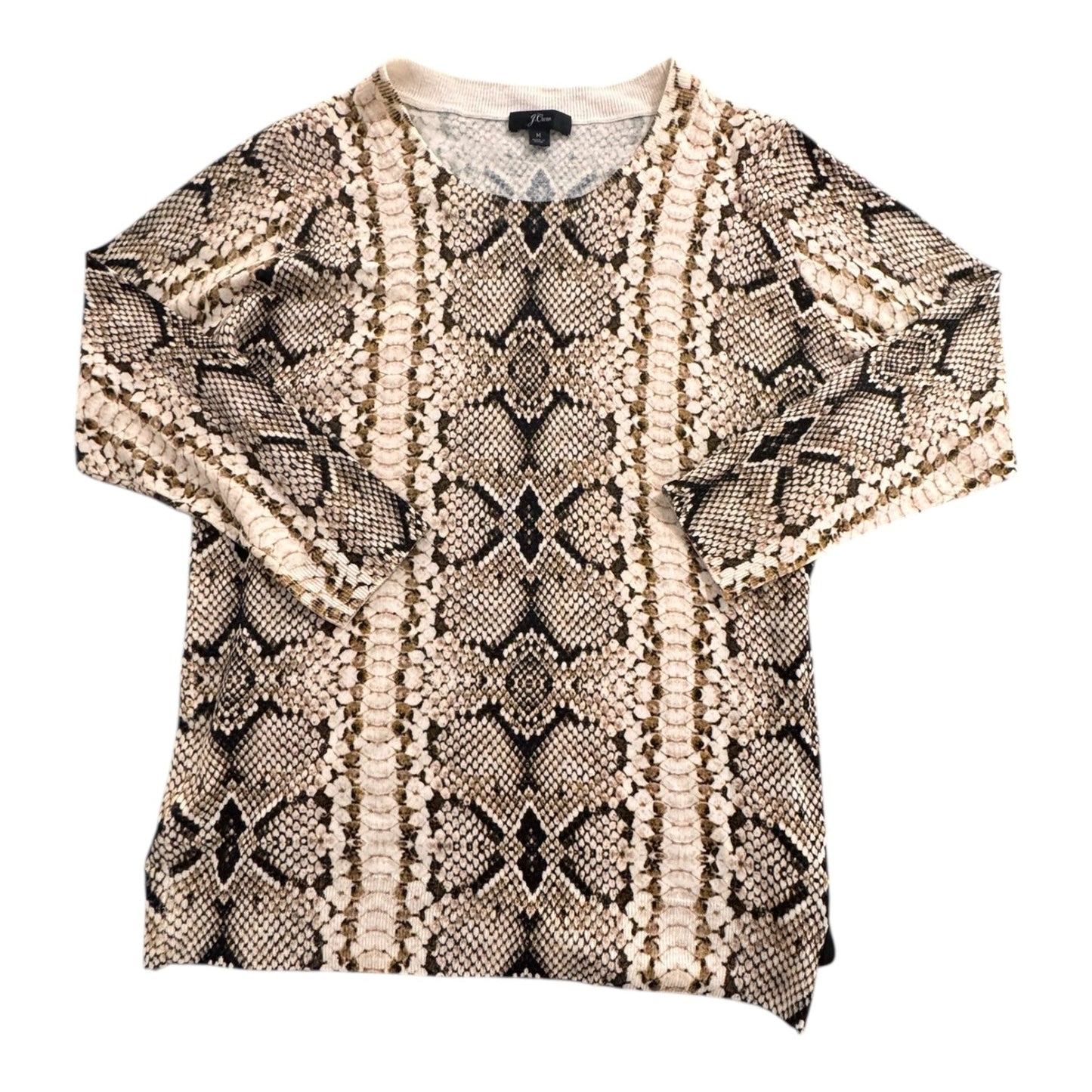Sweater By J. Crew In Animal Print, Size:M