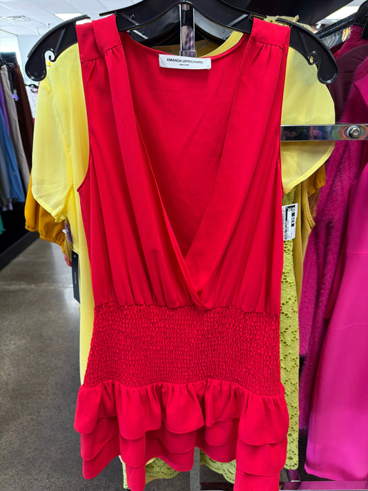 Dress Casual Short By Amanda Uprichard In Red, Size:M