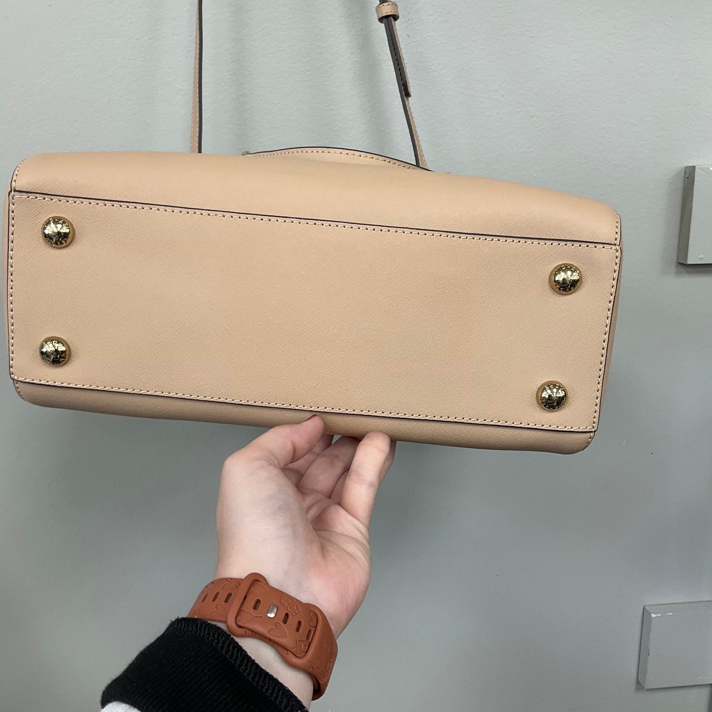 Handbag Designer By Michael Kors In Tan, Size:Medium
