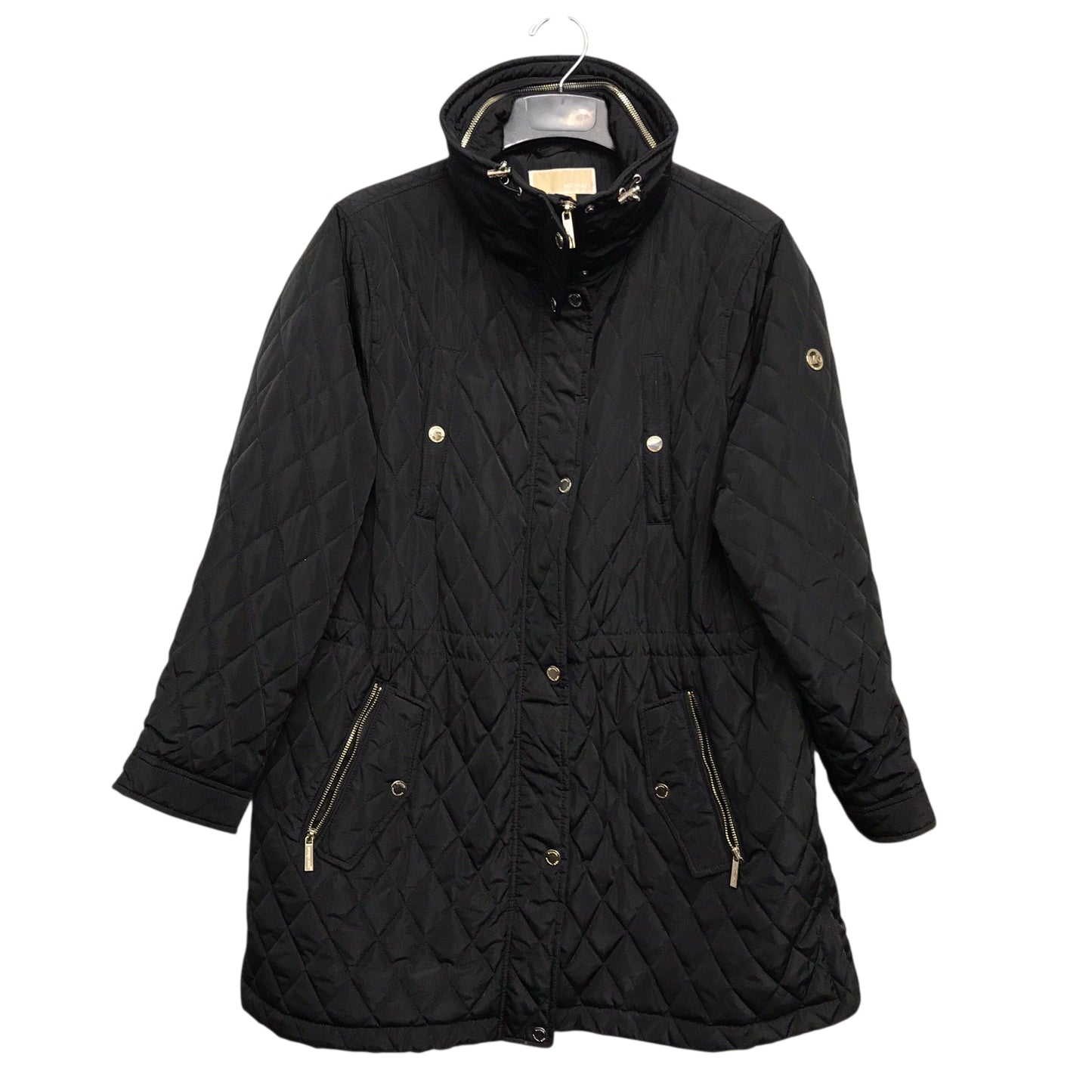 Coat Puffer & Quilted By Michael By Michael Kors In Black, Size:2X