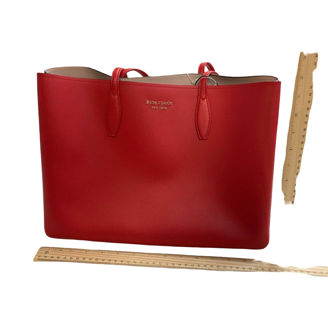Handbag Designer By Kate Spade In Red, Size:Large