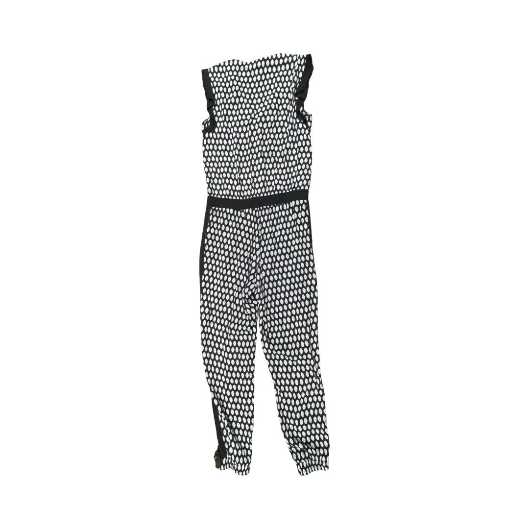 Jumpsuit By Juicy Couture In Black & White, Size:S