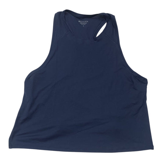 Athletic Tank Top By Athleta In Navy, Size:L