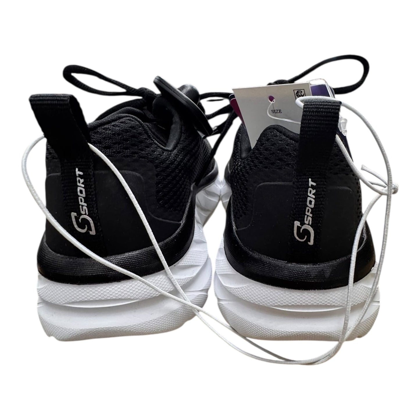 Shoes Athletic By Skechers In Black & White, Size:7.5