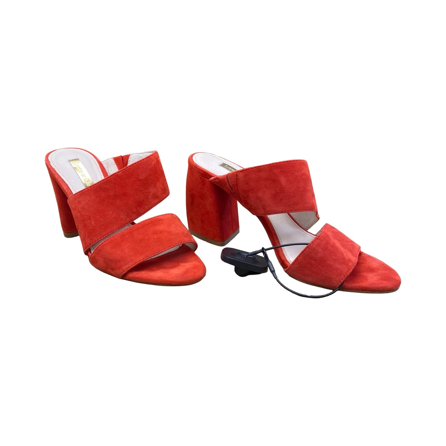 Shoes Heels Block By Louise Et Cie In Red, Size:5