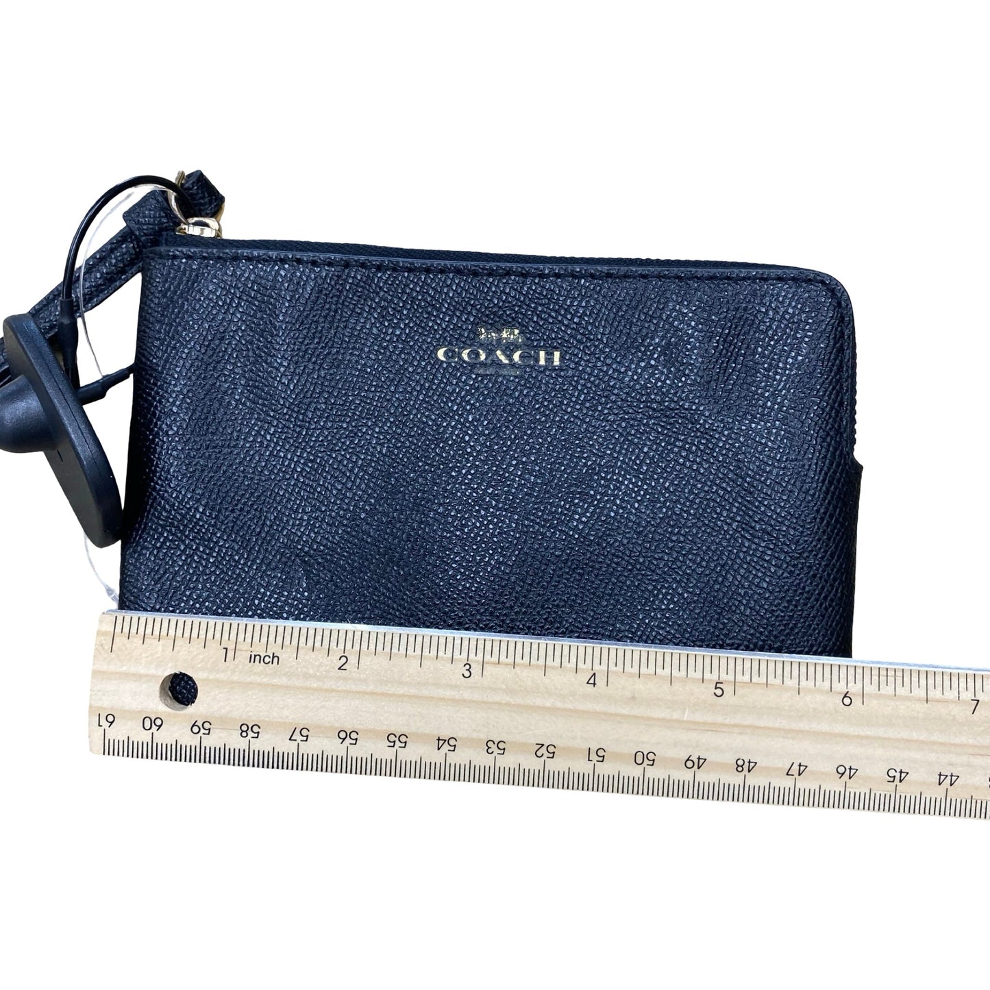Wristlet Designer By Coach In Black, Size:Small