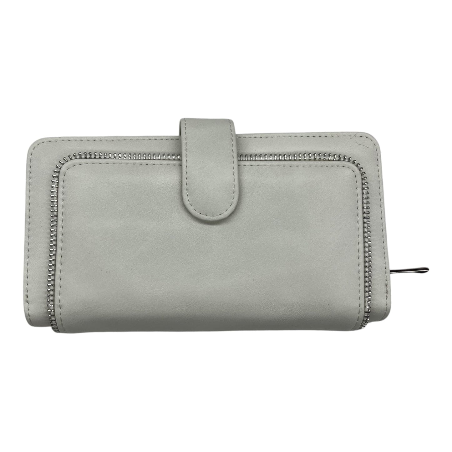 Wallet By Clothes Mentor In Cream, Size:Large