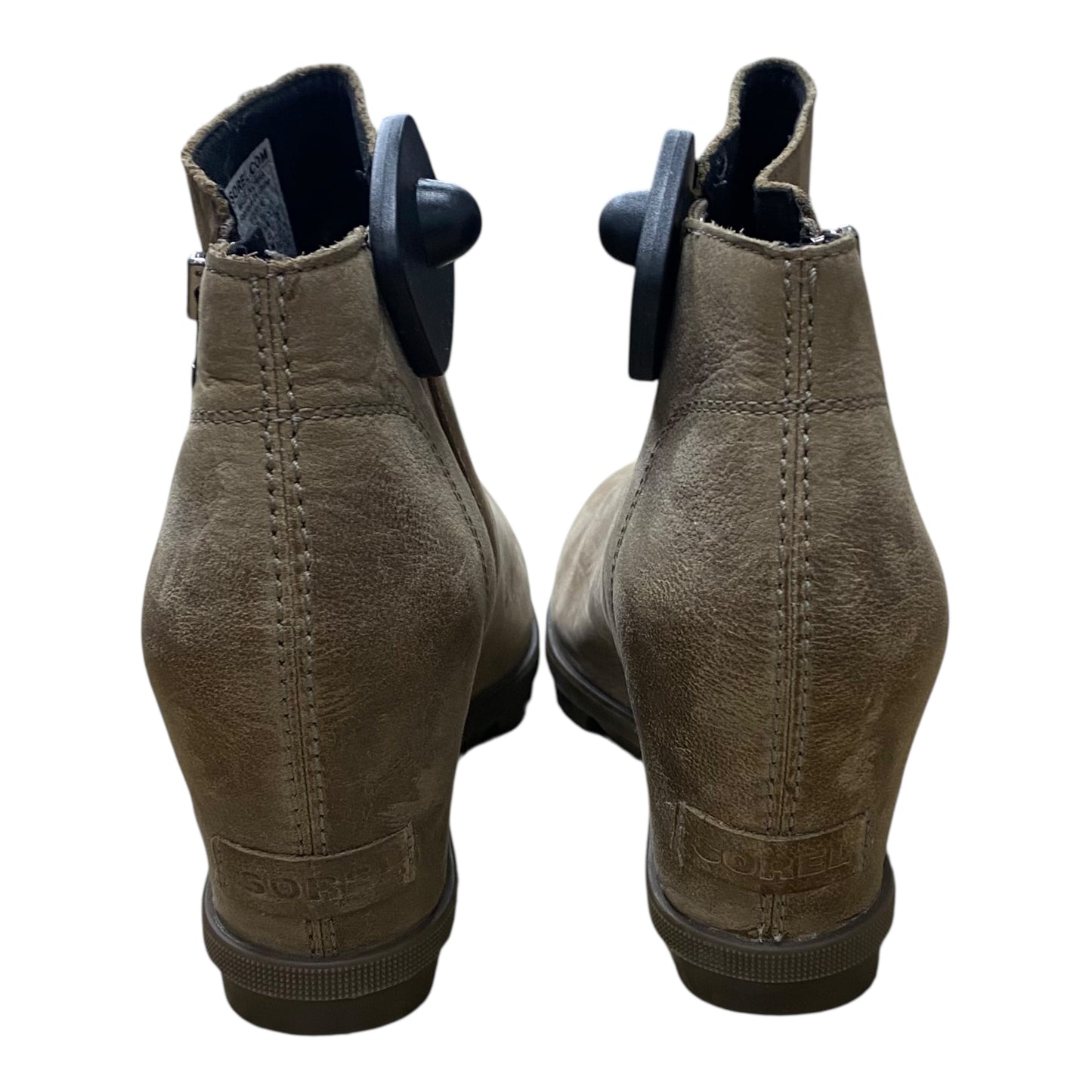 Boots Ankle Heels By Sorel In Brown, Size:10