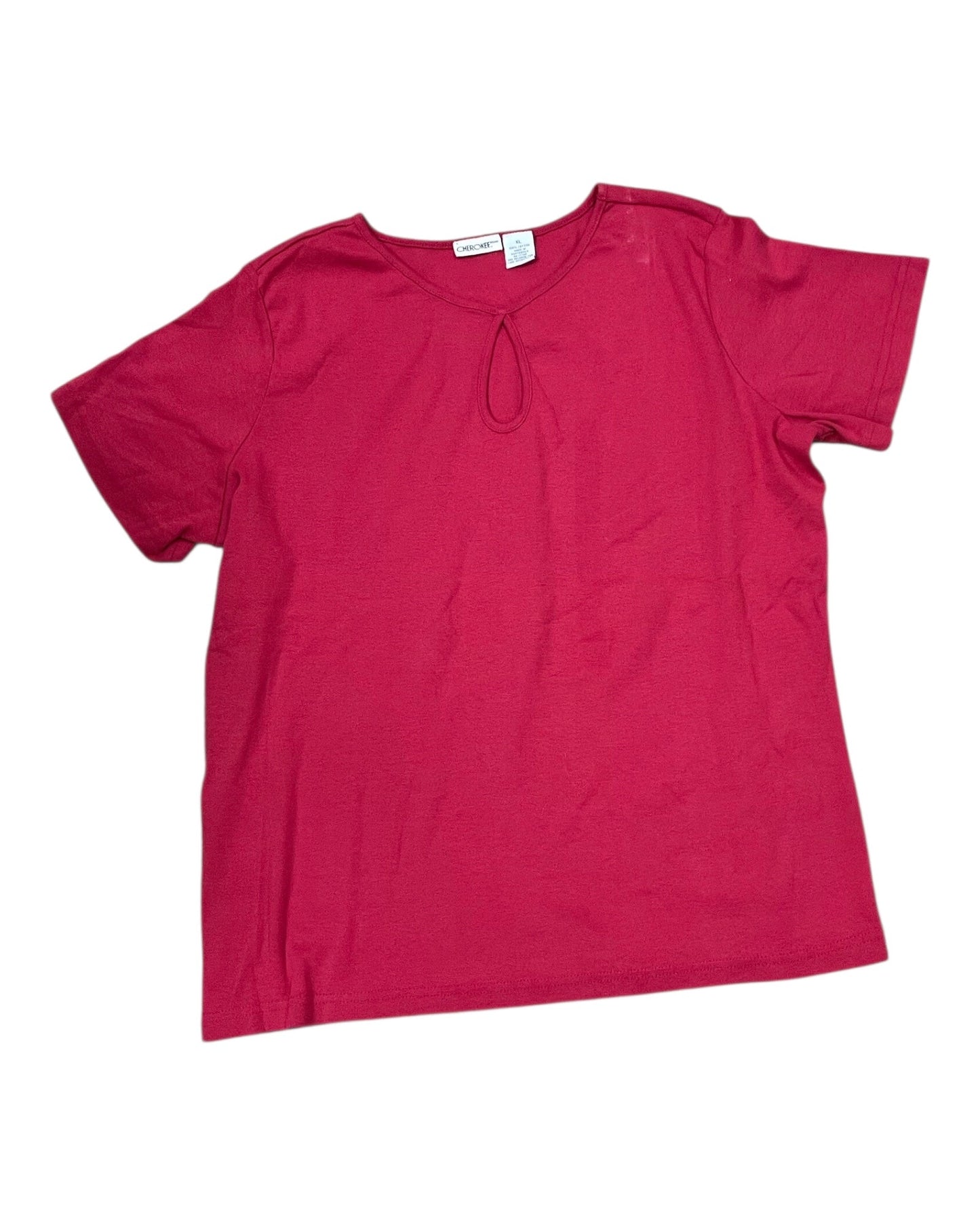 Top Ss By Cherokee In Red, Size:Xl