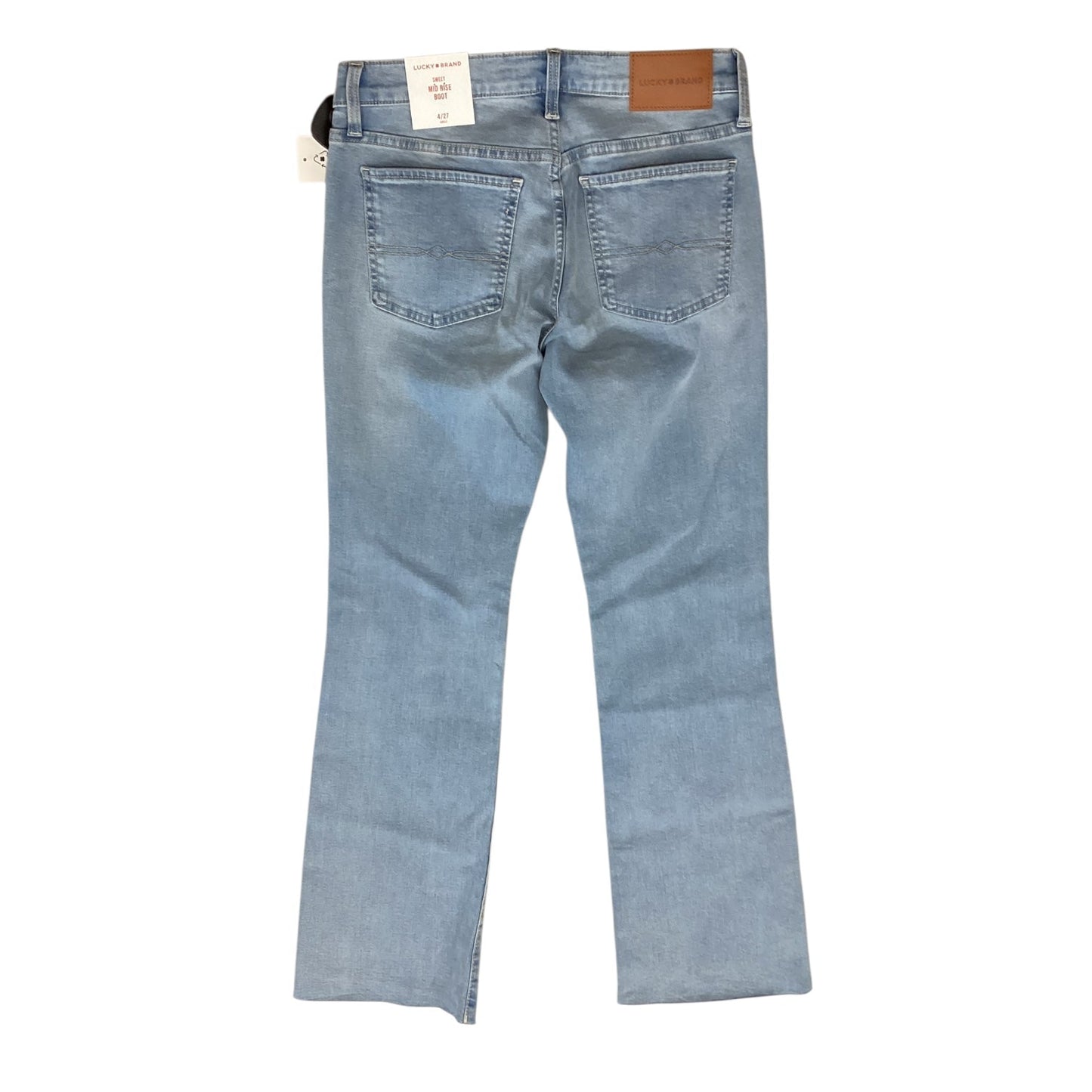 Jeans Boot Cut By Lucky Brand In Blue Denim, Size:4