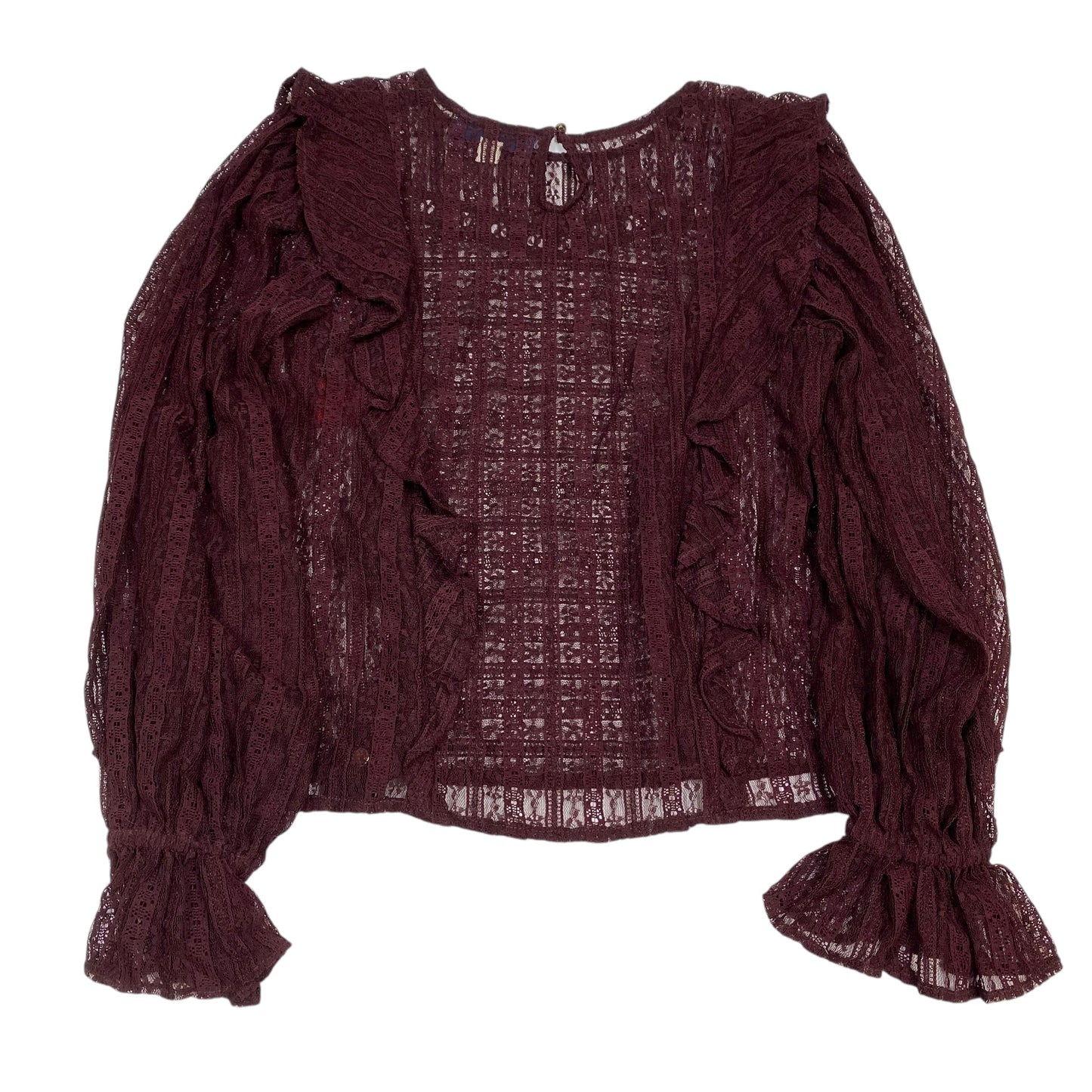 Top Ls By Blue Rain In Purple, Size:M