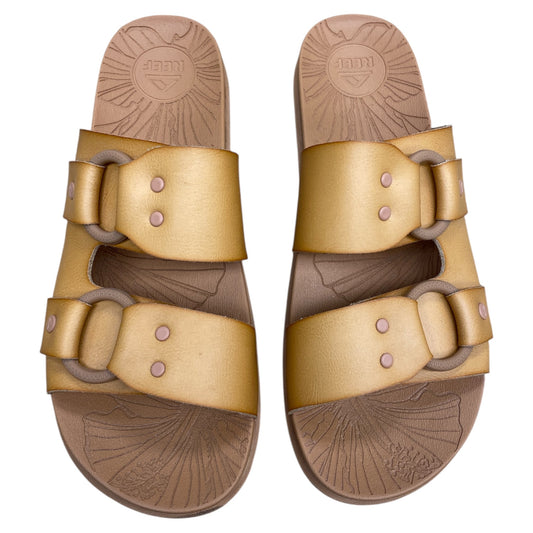 Sandals Flats By Reef In Brown, Size:8