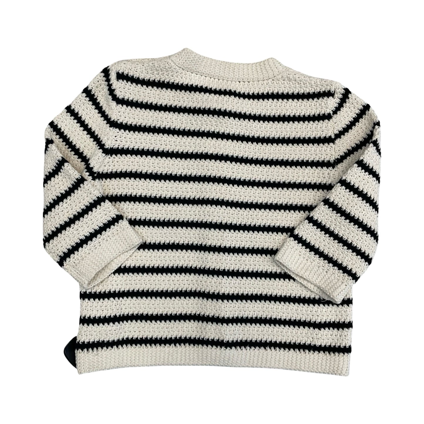 Sweater Ss By Zashi In Striped Pattern, Size:M