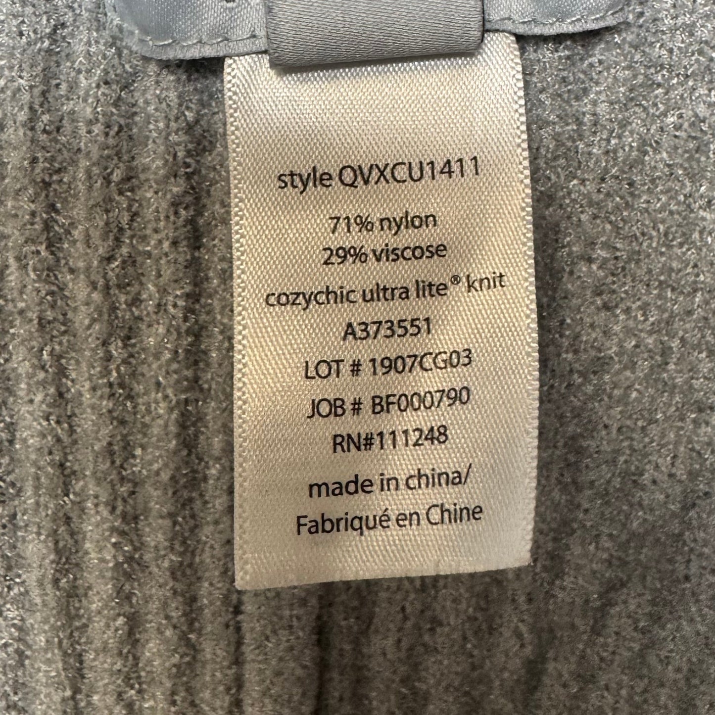 CozyChic Ultra Lite Ribbed Crop Pants By Barefoot Dreams In Dusk, Size: 1X