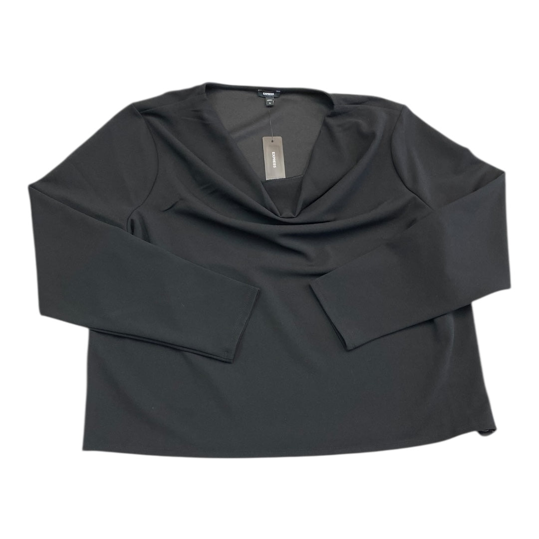 Top Ls By Express In Black, Size:Xl