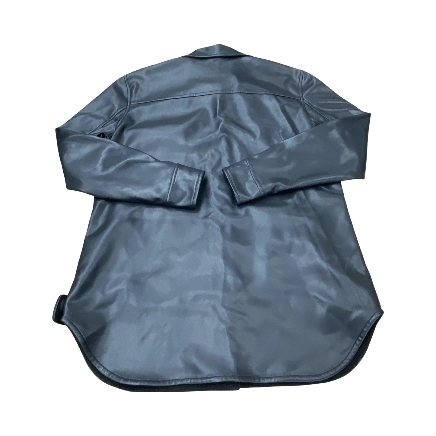 Jacket Leather By Tribal In Black, Size:Sp