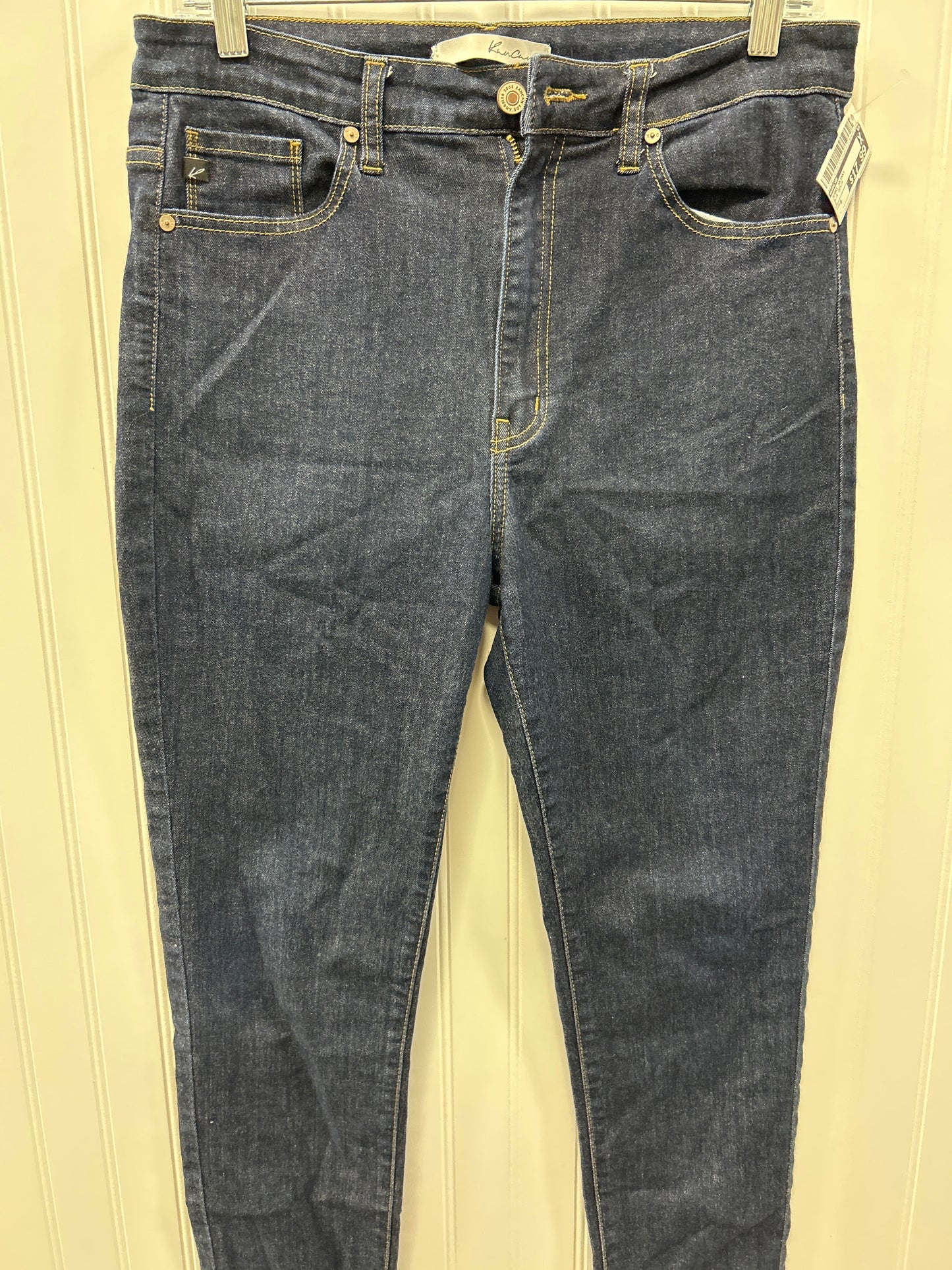 Jeans Skinny By Kancan In Blue Denim, Size:8