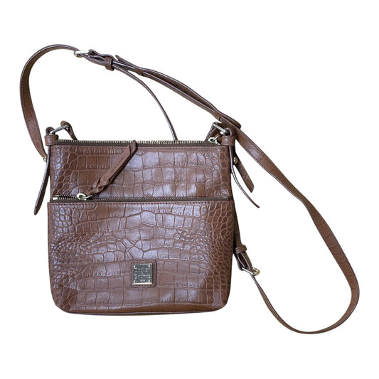 Crossbody Designer By Dooney And Bourke In Tan, Size:Medium