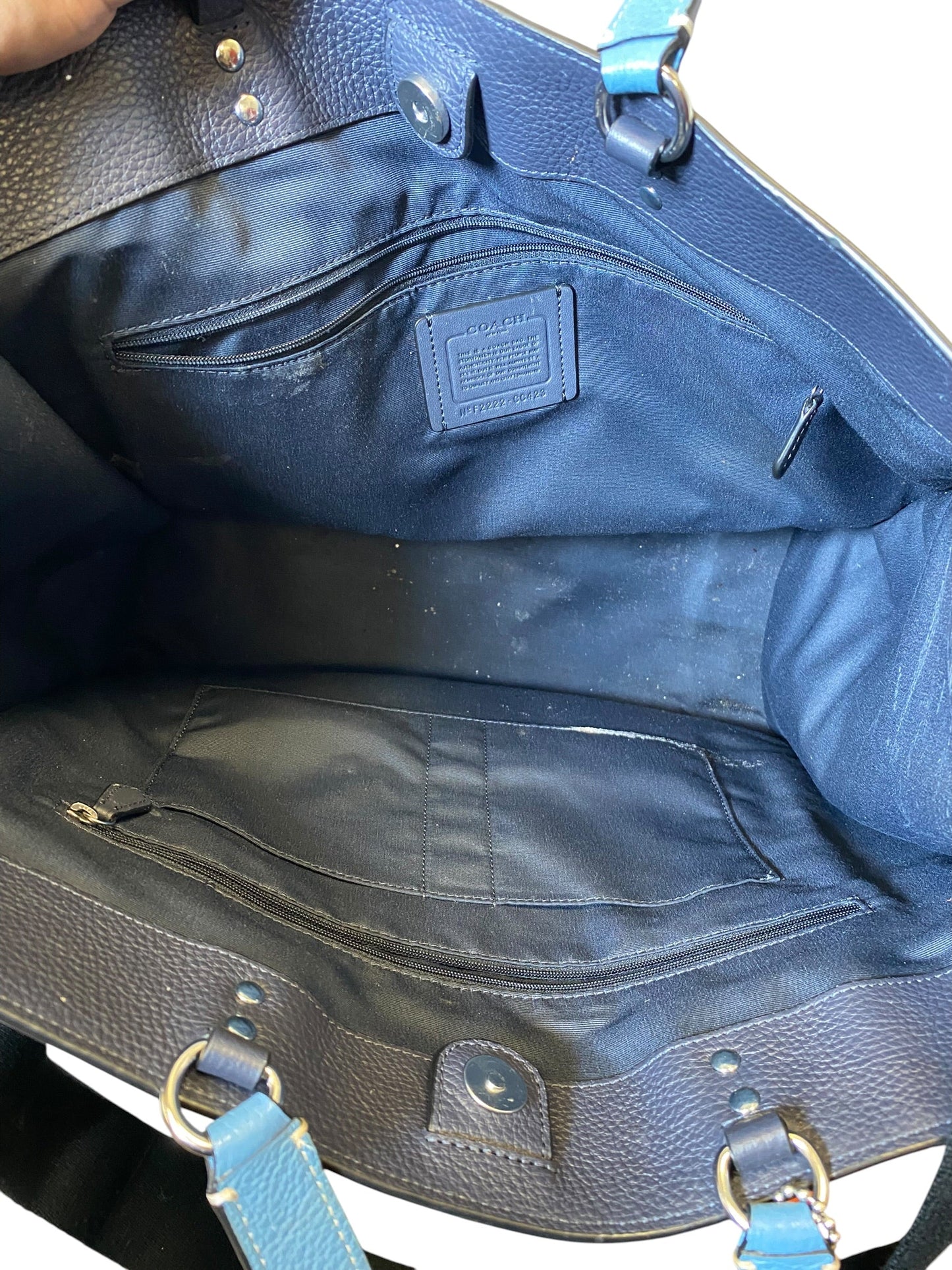 Tote Designer By Coach, Size: Large