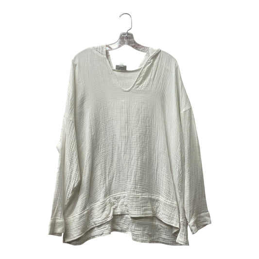Top Ls By J. Jill In White, Size:2X