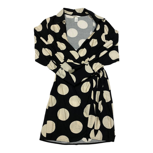 Dress Casual Short By H&M In Black & White, Size:Xs