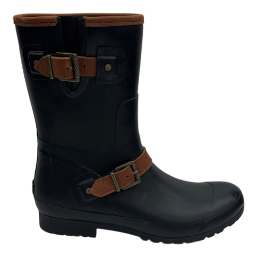 Boots Rain By Sperry In Black & Tan, Size:10